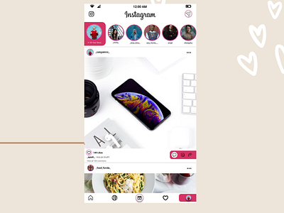 Instagram UI \\ Redesign