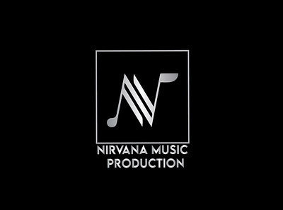 NIRVANA MUSIC PRODUCTION logo logo design logos