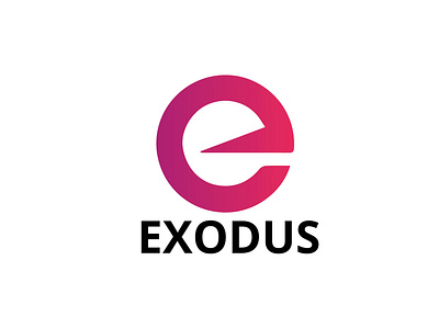 exodus logo brand branding branding design design illustration logo logo design logo design branding logo mock up designs logotype design