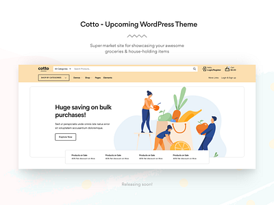 Cottto - Upcoming WordPress Theme