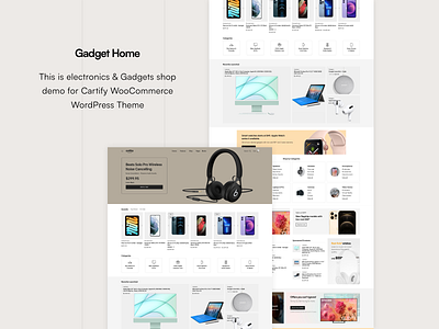 Gadgets Home - Cartify Multipurpose WooCommerce WordPress Theme