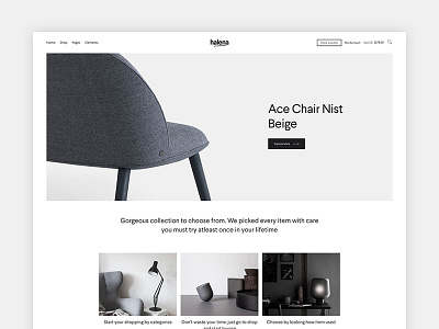 Halena - Minimal & Modern eCommerce WordPress Theme - Homepage ecommerce minimal modern shop themeforest web design website wordpress