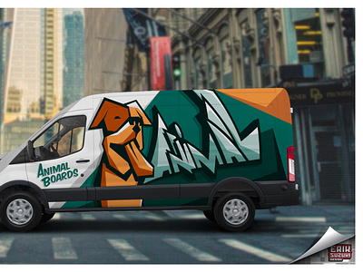 Animal Boards branding logo design sacramento sacramento graphic design vehicle wrap design