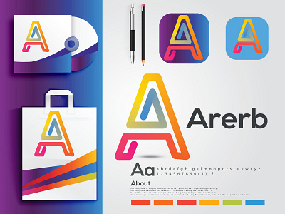 A letter logo|modern logo|logo mark