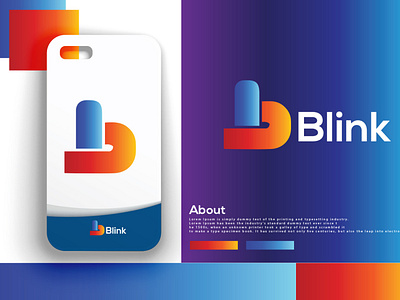 blink modern logo design