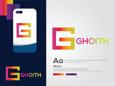 g letter mark logo | ghoith modern logo design. abstract abstract logo brand identity branding colorful creative logo design dribbble best shot g letter g letter logo g letter mark logo g mark hire logo designer illustration logo logo design logo folio 2021 logo trends 2021 minimal vector