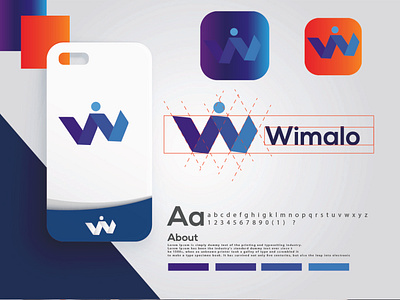 wimalo logo | w logo letter mark