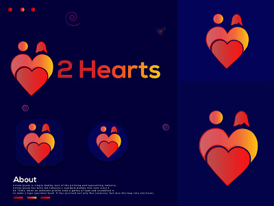 love logo design| 2 hearts logo| couple logo | love logo 2 hearts logo abstract logo brand identity branding couple logo creative logo eye catching logo logo design logo folio 2021 logo trends 2021 logodesign logos logotype love love logo love logo design minimal modern logo vector