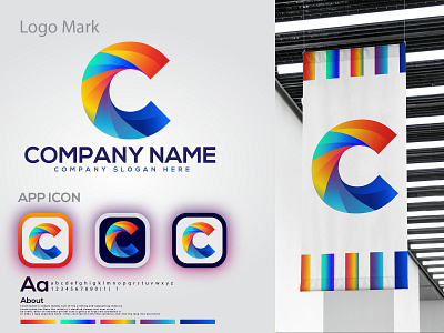c letter logo design |  modern logo