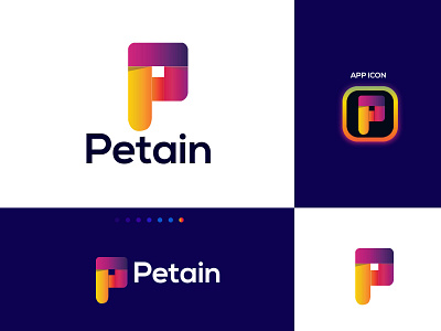 p letter logo design |  modern logo