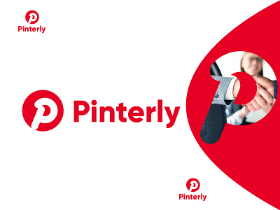 p letter mark logo | modern logo | pinterly