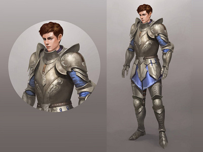 level design_2 2d armor art blue consept design game art graphic design illustration man