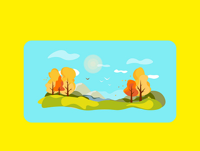 Autumn illustration vector вектор векторная графика