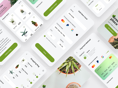 Concept app design • Plant Store "Greenery place"