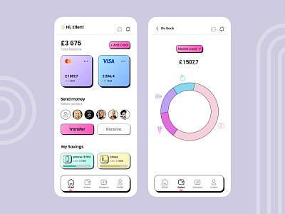 Banking app concept design
