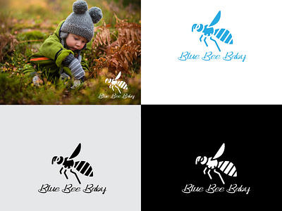 Blue Bee Baby Logo