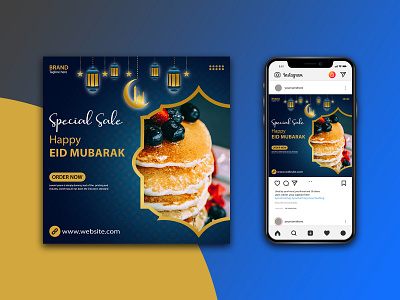 Special Sale Social Media Post Template Design ads design eid facebook happy illustrator instagram logo media mockups mubarak photoshop post sale social special