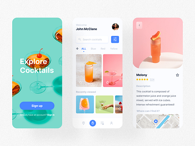 Cocktails app