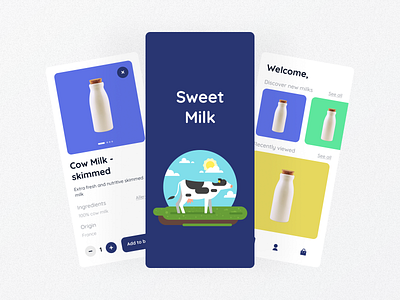 Milk app concept