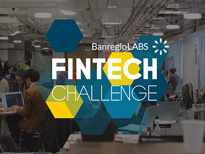 Fintech Challenge Hackathon - Logo banregio branding design hackathon illustrator labs logo sum vector