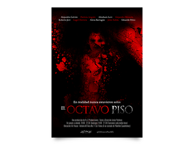 El Octavo Piso (Second Season) - Theater Play design elevator ghost illustration illustrator logo play poster scary theater thriller vector