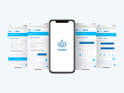 Chatbot System app chatbot design mobile ui ux