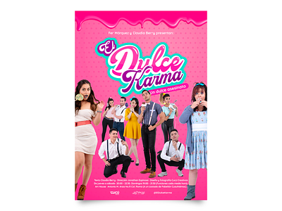 El Dulce Karma - Theater Play candy comedy design illustrator photoshop play poster theater