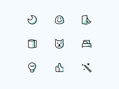 Cute linear icons icon line linear ui