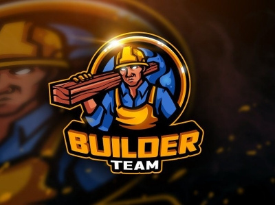 Builders Gaming logo branding design esports log graphic design illustration logo logo design logo designer sports team logo vector