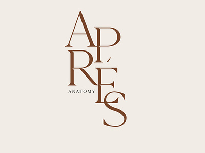 Stacked Logo for Aprés Anatomy