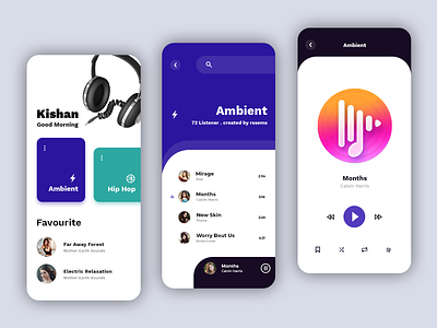 music player design ui ux