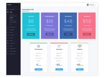 premium design flat ui ux web