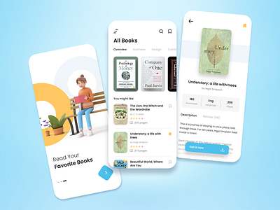 E-Book Store App Design