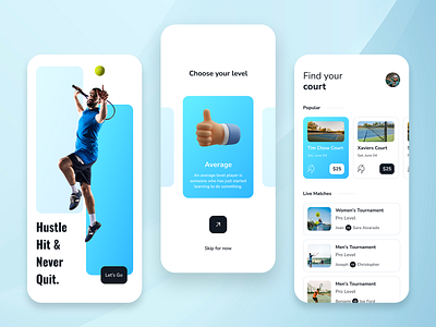 Tennis App UI