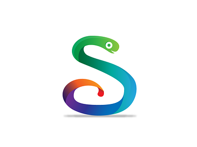 S is for Snek animal colorful colour ess snake