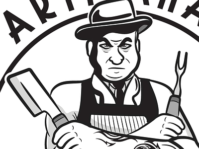 Vito Keto crime illustration italian logo mafia mascot mob