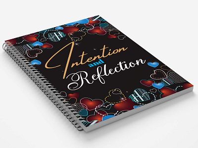 Reflection journal book cover branding design journal notebook product design