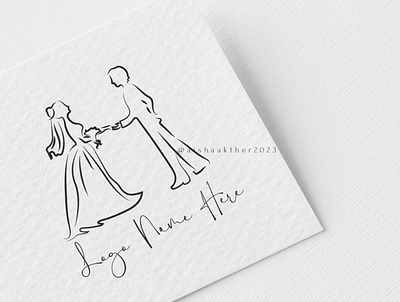 LOGO Design | Wedding Couple branding design graphic design illustration logo typography vector