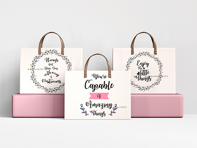 Calligraphy on Shopping Bag bagdesign branding calligraphy design digitalcalligraphy graphic design illustration logo typography vector vectorart vectordesign