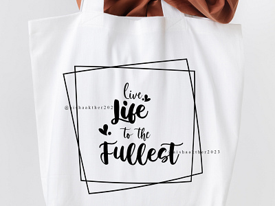 CALLIGRAPHY on Bag | CALLIGRAPHY | Typography branding calligraphy design graphic design logo typography vector