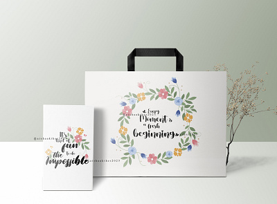CALLIGRAPHY on Bag | CALLIGRAPHY | TYPOGRAPHY bagdesign branding calligraphy design graphic design illustration logo tshirtdesign typography vector