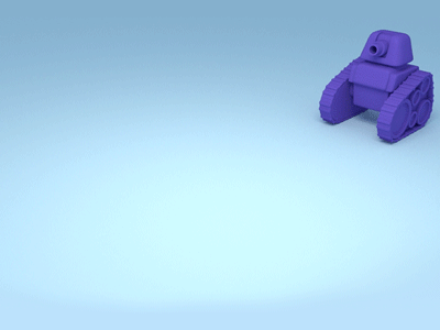 Toy Tank 3d animation blender tank toy