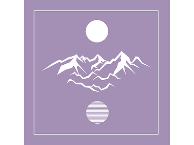 Mountain Range art design flat graphic design icon illustration illustrator logo minimal web