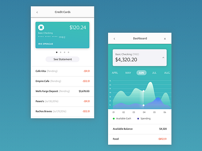 Banking App app banking app mobile app ui ux