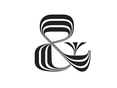 Lettering Exploration 2 ampersand black copperplate lettering type white