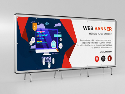 any professional website banner design in 8 hours animation banner ads branding design facebook cover illustration illustrator logo vector website website designer