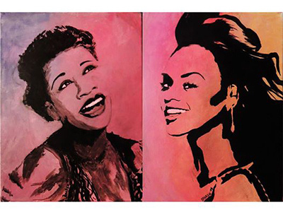 Diva Diptych: Ella & Bey