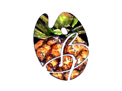 pineapple palette (personal logo) branding critique critique please design help fruit fruit logo help logo logo design pineapple tropical tropical logo