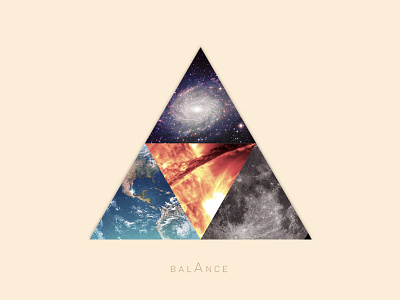 BALANCE balance earth galactic geometry moon patterns simplicity space sun triangle triangles typography