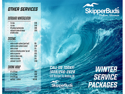 Winter Service Trifold Brochure (outer)